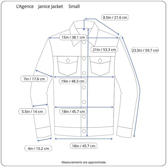 L'Agence Janice Black Rose Floral Print Cropped Denim Jean Trucker Jacket Small - Picture 14 of 16